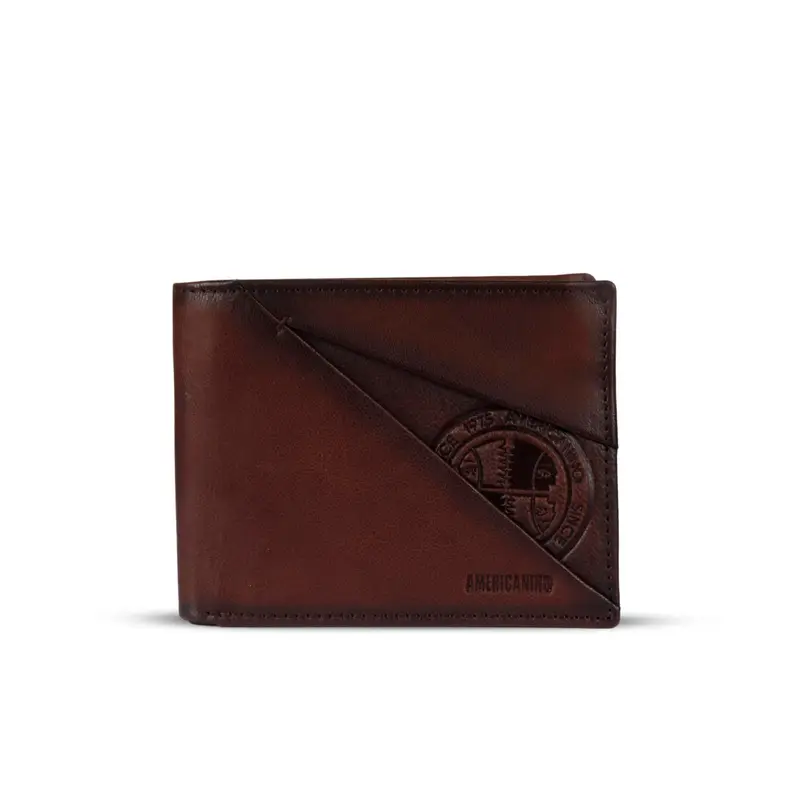 AMERICANINO Portafoglio marrone da uomo in pelle