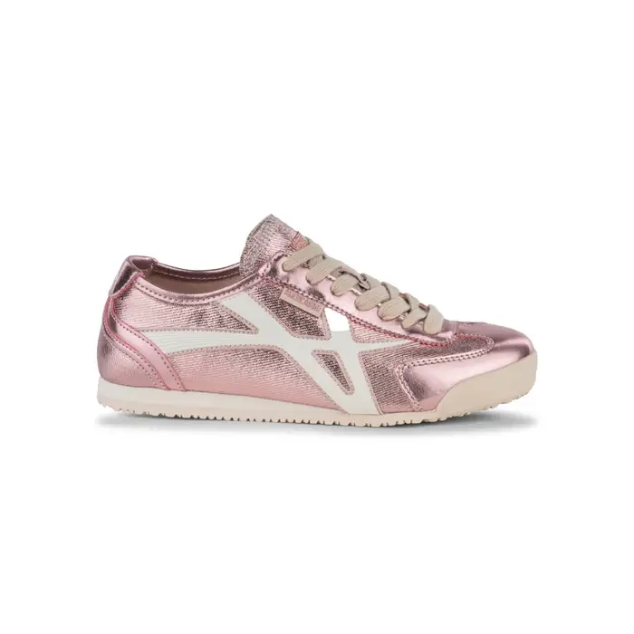 AMERICANINO Sneakers sportive da donna rosa metallizzato effetto laminato