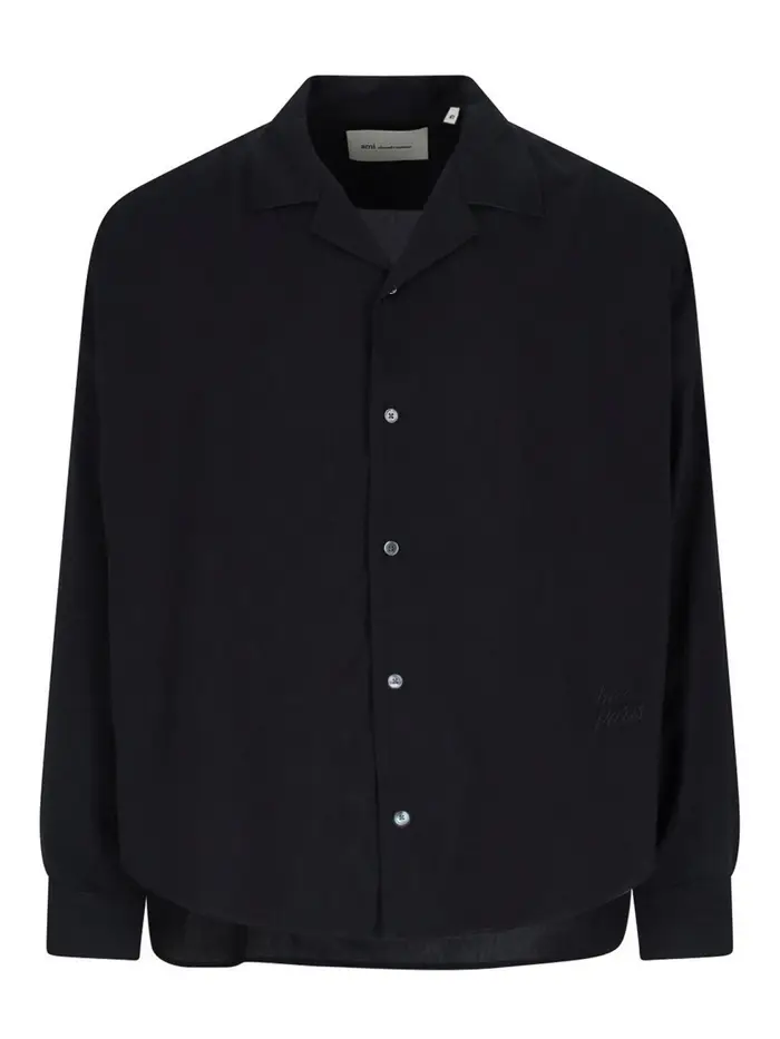 Ami Paris Camicia logo Nero