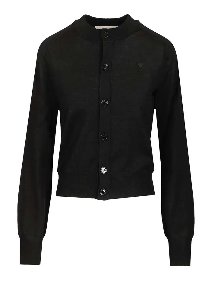 Ami Paris Cardigan di De Cur Nero