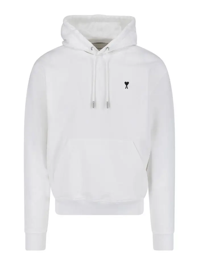 Ami Paris Felpa cappuccio Bianco