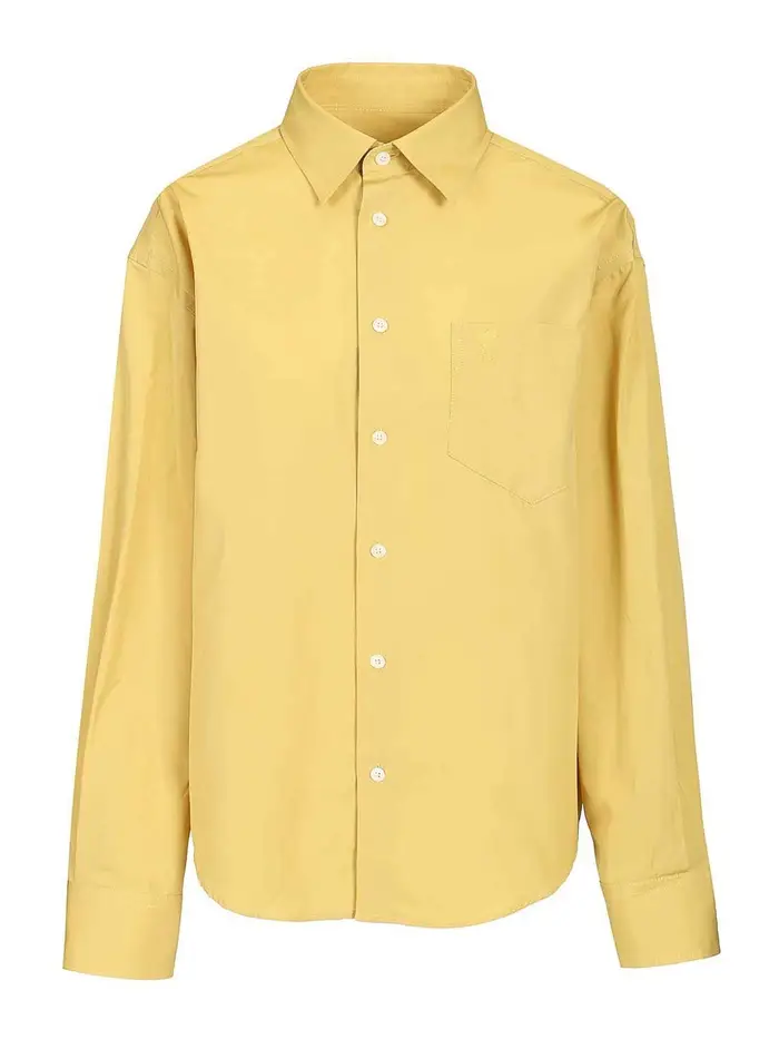 Ami Paris Maglia a maniche lunghe Giallo