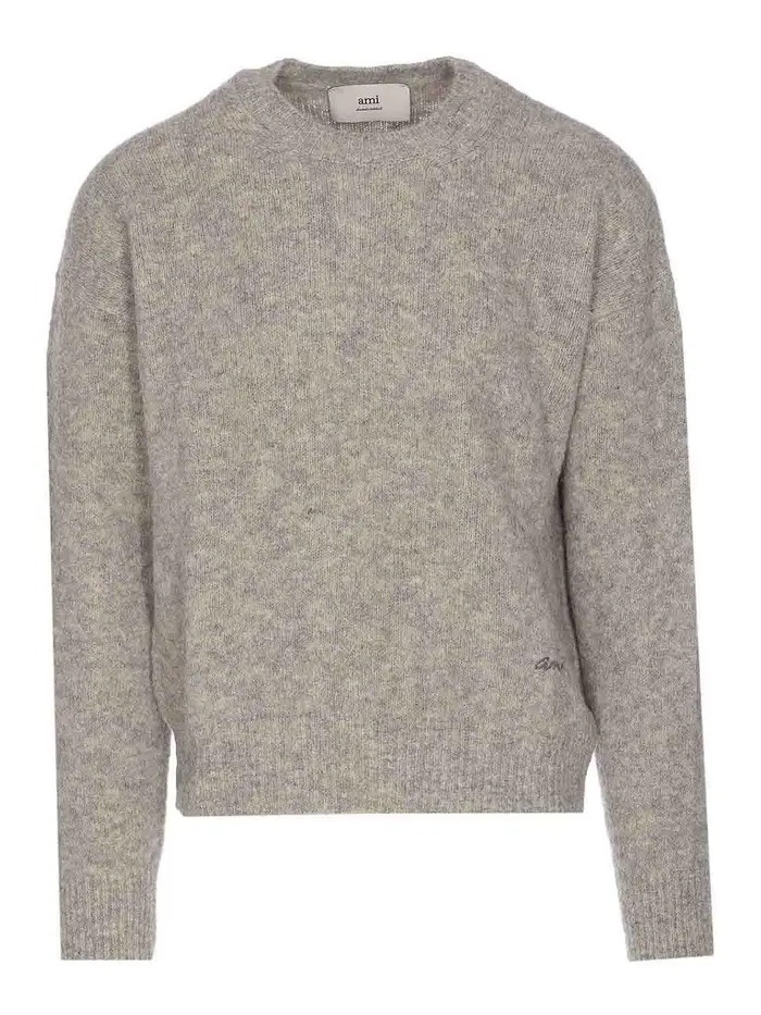 Ami Paris Maglione ami Grigio