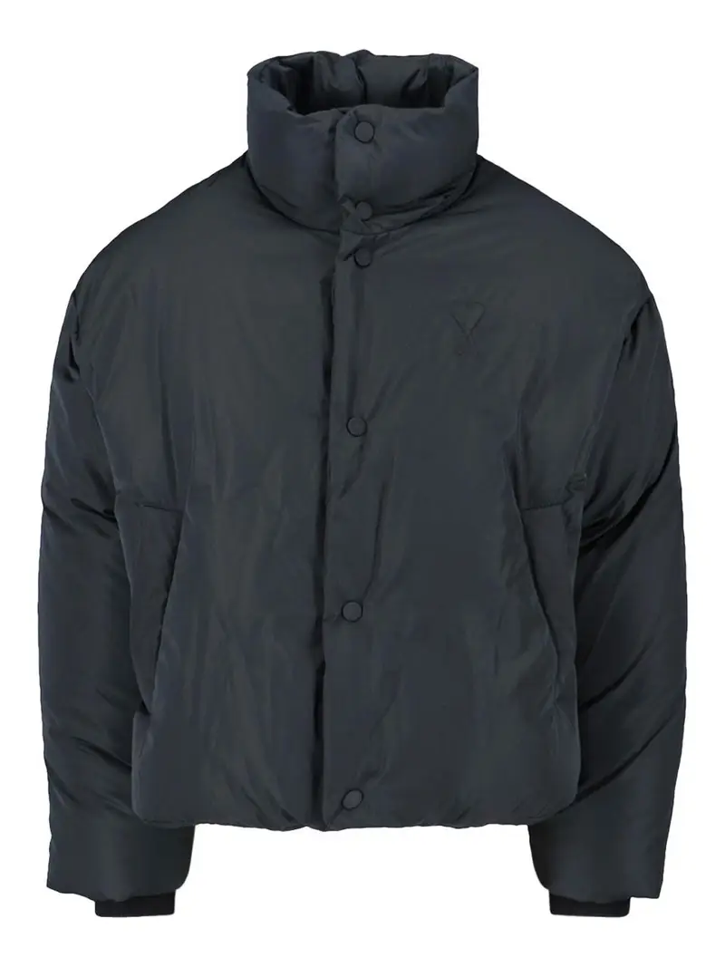 Ami Paris Piumino Logo Nero