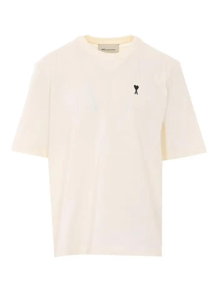 Ami Paris T-shirt Ami De Coeur Bianco