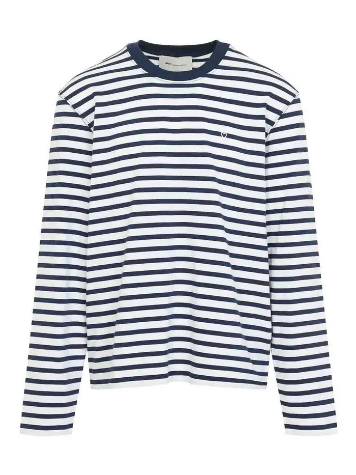 Ami Paris T-shirt Marinara Bianco