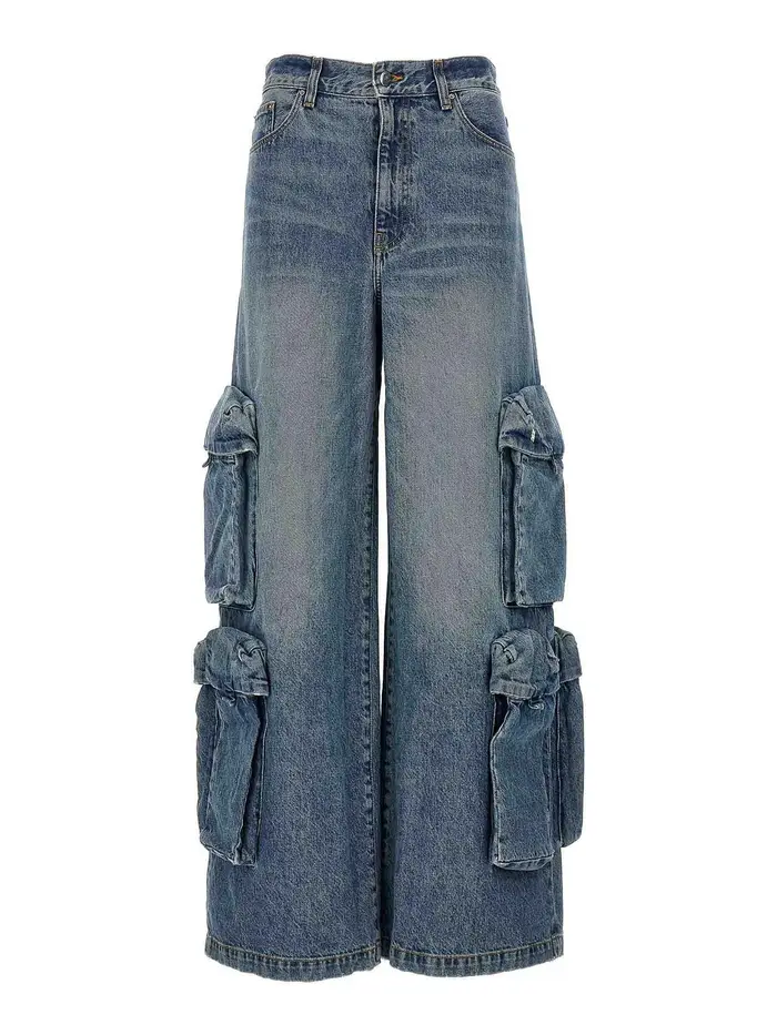Amiri Jeans cargo larghi Blu