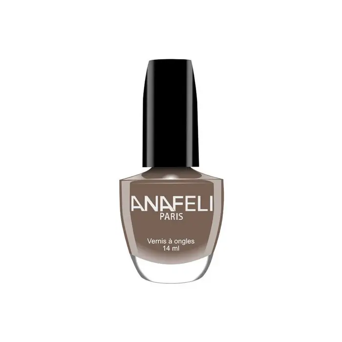 Smalti Anafeli Color Nail Polish - 121 Greige Foncé Marrone