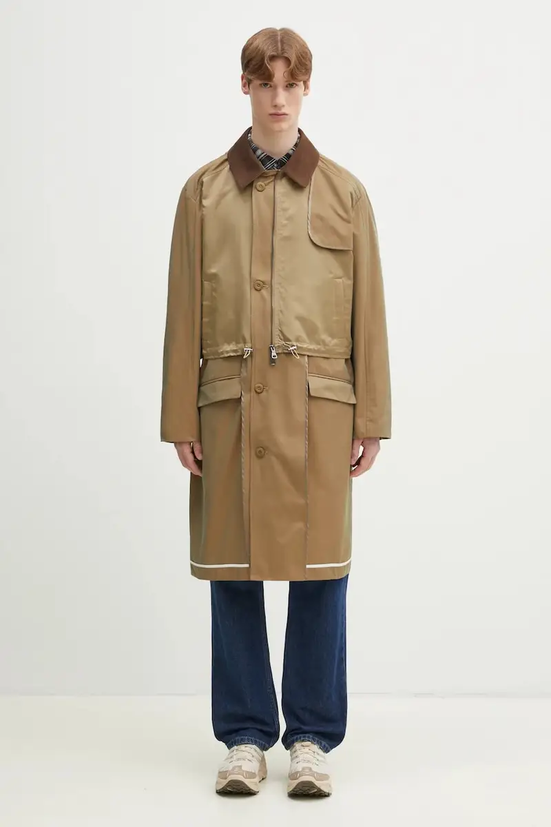 Andersson Bell cappotto Bomber Mix uomo colore beige awa677m