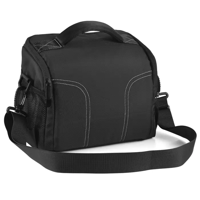 Borsa per fotocamera imbottita Borsa a tracolla per fotocamera da viaggio Borsa a tracolla per fotocamera resistente agli urti e all acqua nero