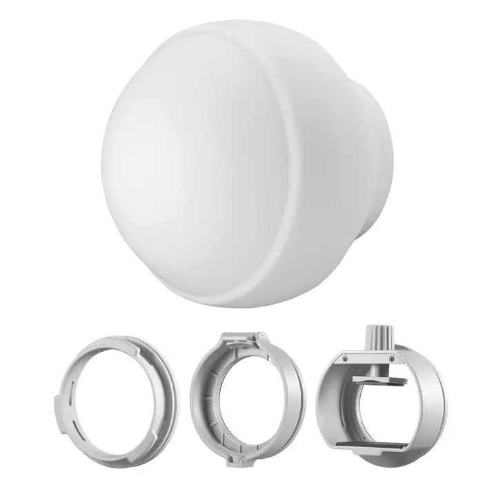 Andoer Kit diffusore Godox ML-CD15 con 3 adattatori per studio fotografico con flash bianco