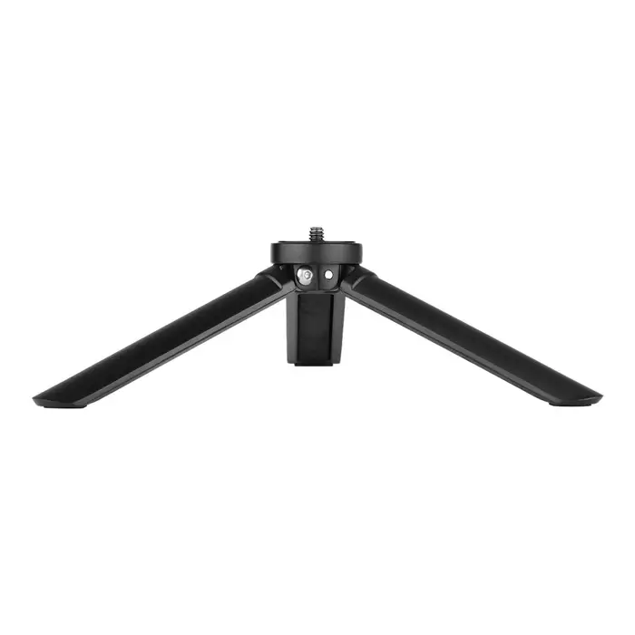 Andoer Mini treppiede da tavolo in metallo con vite da 1/4 di pollice per stabilizzatore cardanico per smartphone compatibile con nero
