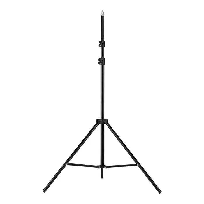 Andoer Supporto per treppiede in metallo regolabile Max Altezza 1,6 M/5,2 piedi con vite da 1/4 di pollice per la fotografia nero