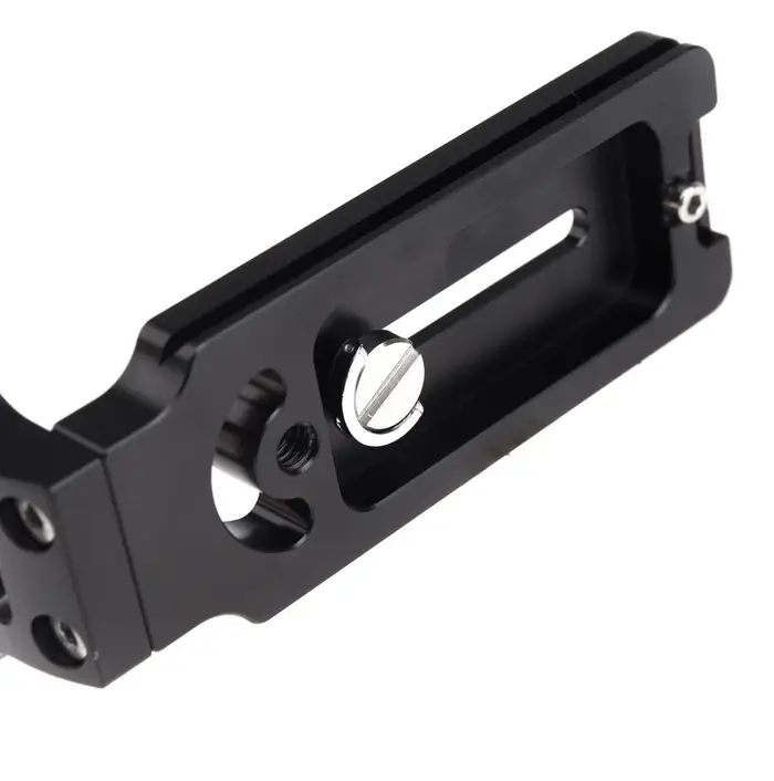 Andoer Supporto universale a piastra a L a sgancio rapido MPU100 per fotocamera Benro Arca Swiss