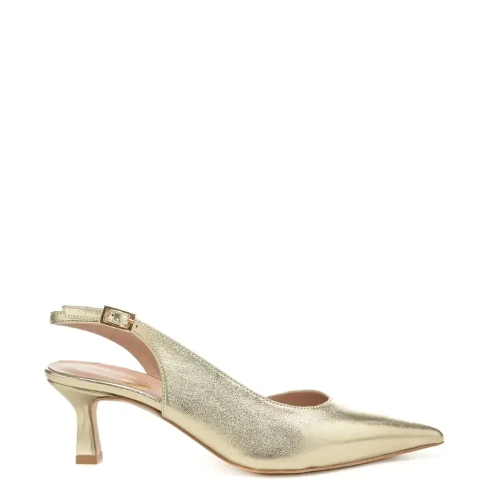 Andrea Pinto scarpe da donna chanel con design semi aperto platino