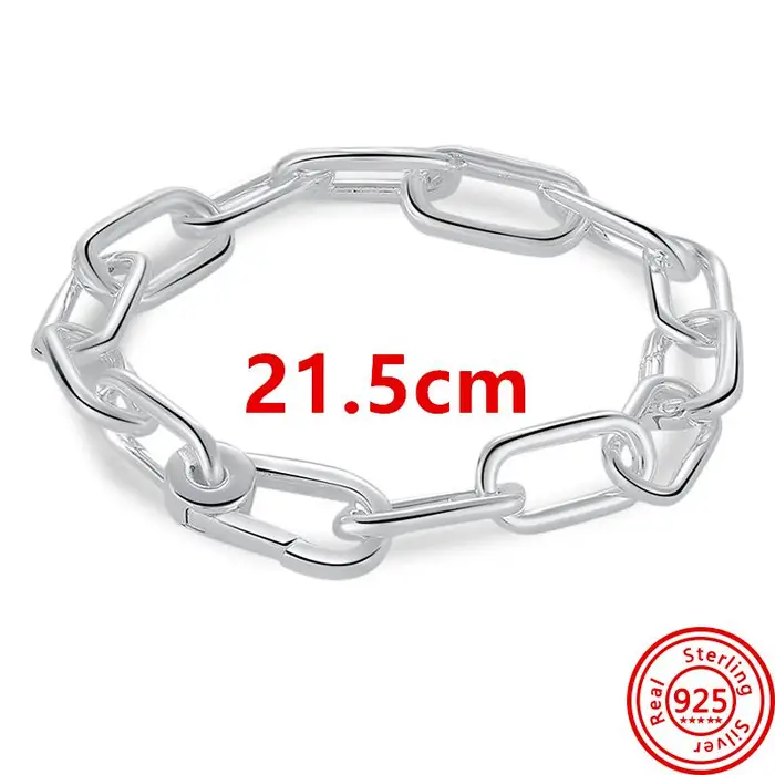 Serie ME 925 Sterling Silver Charm Love Word Link Connettore rotondo Medaglia fiamma Mini pendente Fit Me Bracciale Gioielli da donna