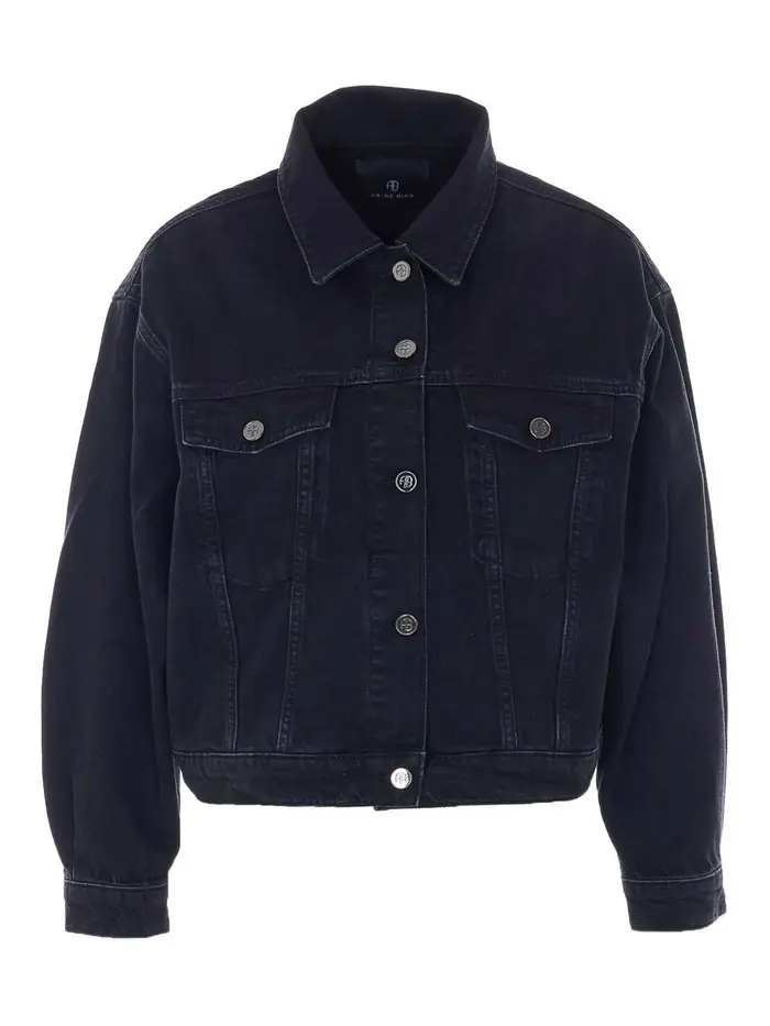 Anine Bing Giacca Quincy nera vintage Nero