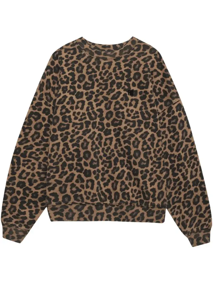 Anine Bing Maglia Leopardata MULTICOLOR