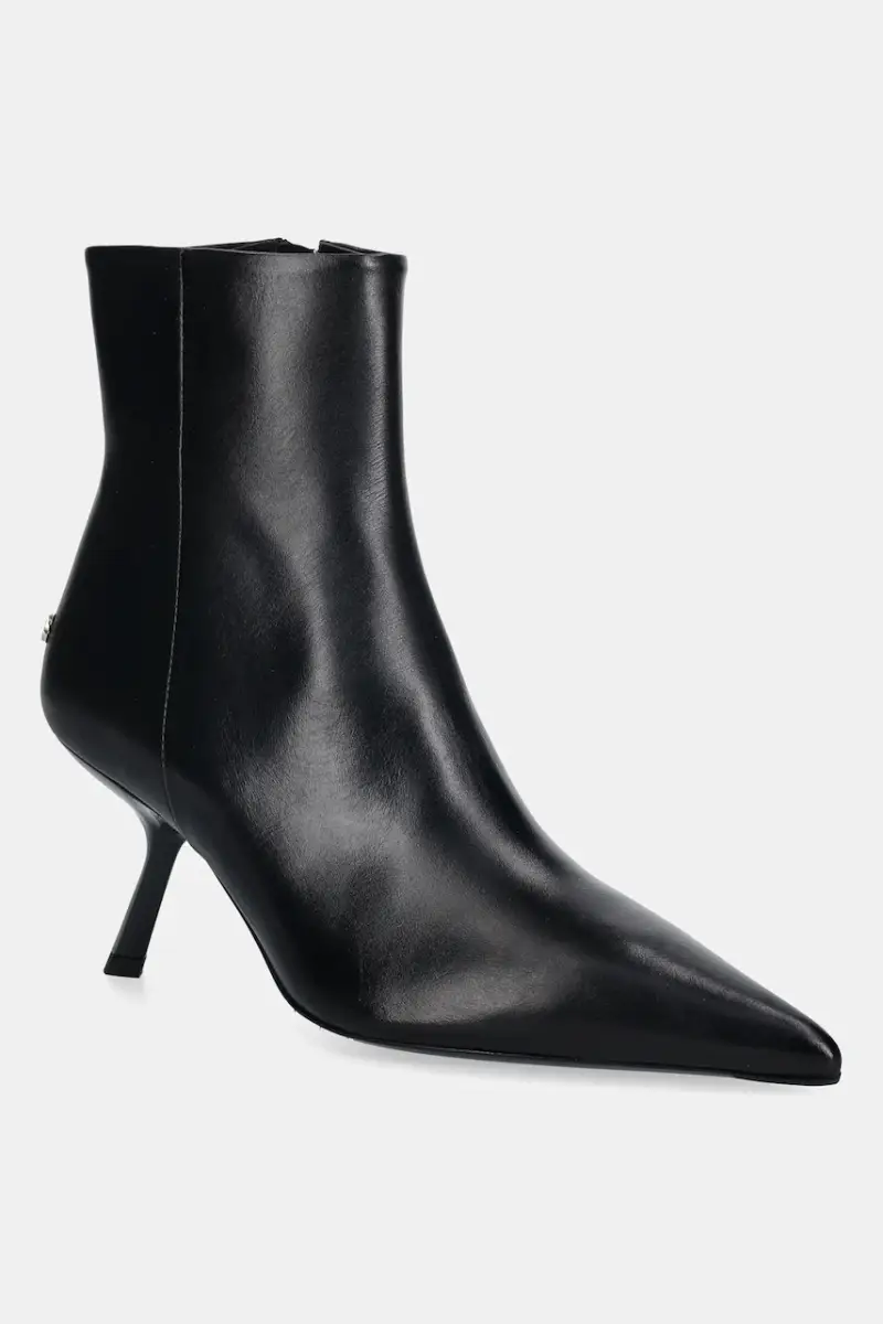 Anine Bing stivaletti alla caviglia in pelle hilda donna colore nero A.14.11317