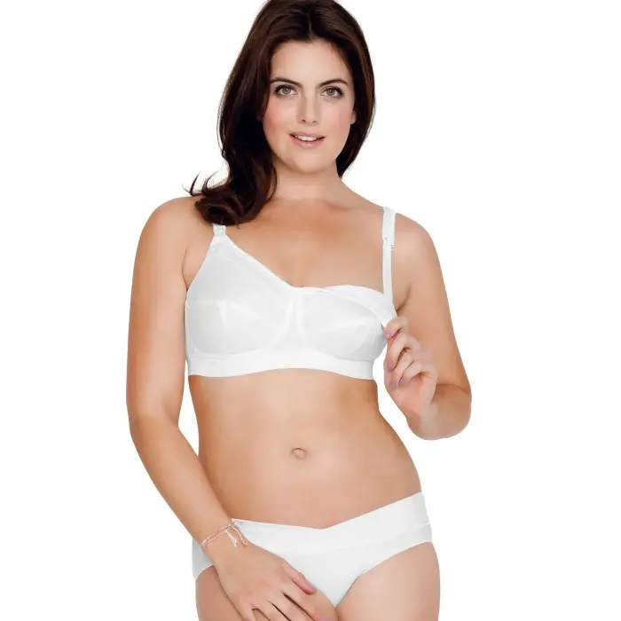 Anita Reggiseno da allattamento da donna miss cotton Blanc