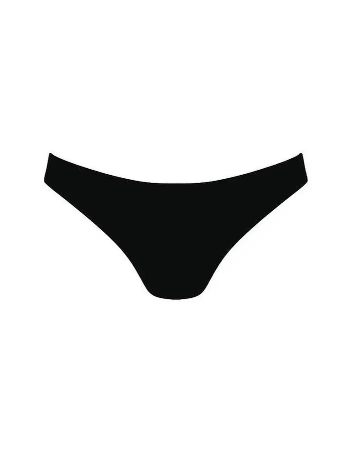 Slip bikini da donna modello Brazil nero |