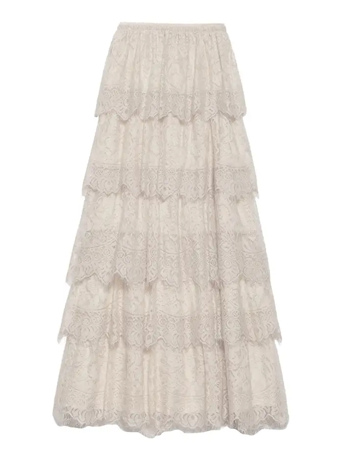 gonna longuette aniye by da donna - beige