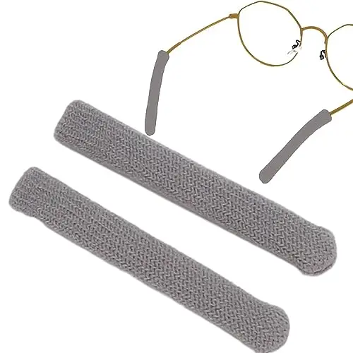 Anloximt Cuscinetti Auricolari per Occhiali | Cuscinetti per Manicotti per Occhiali da Lavoro Maglia | Cuscini per