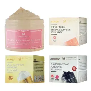 Annie s Way Jelly Mask Charcoal + Vit-C Pore Care - 250ml