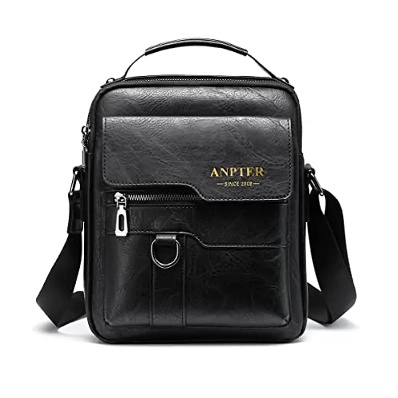 ANPTER Borsa a tracolla Uomo Nero 1218768