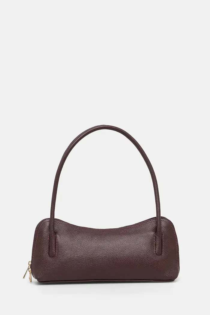 borsa a mano in pelle Granata