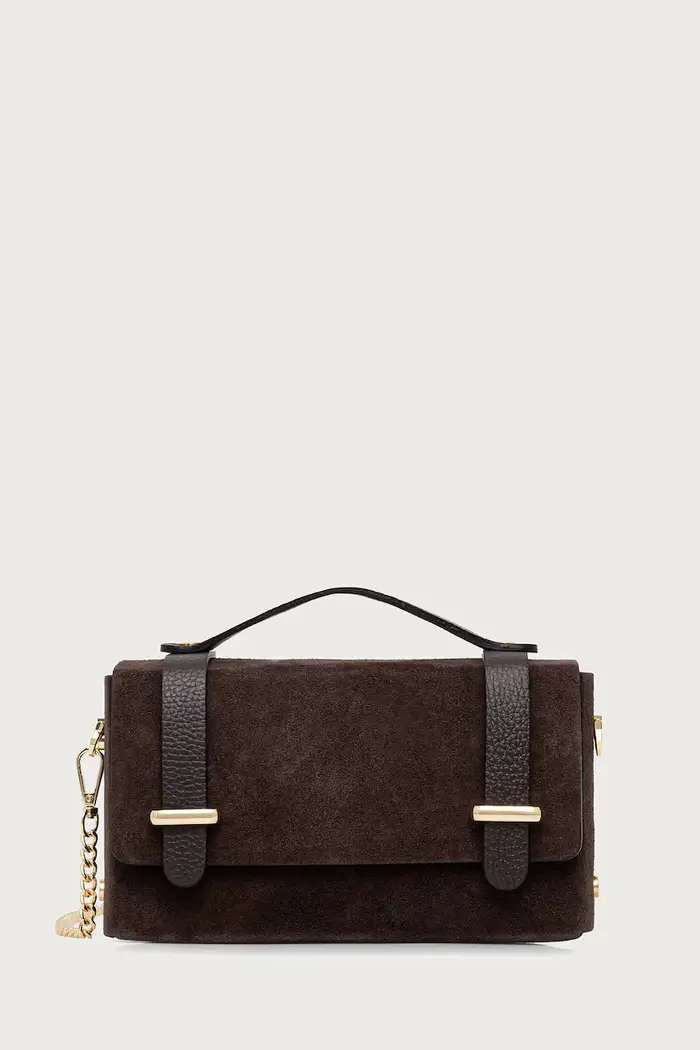 borsa da donna in pelle Marrone