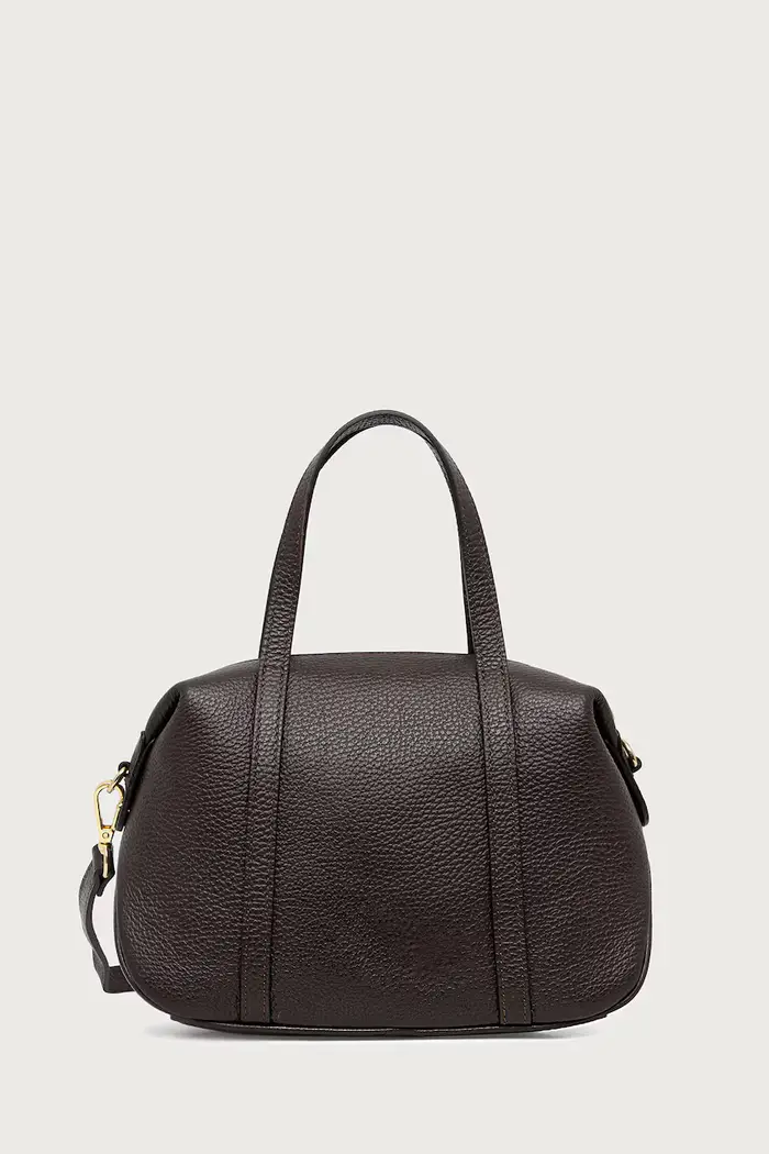 borsa tote da donna in pelle Marrone