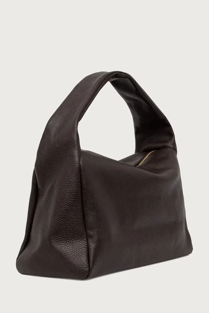 borsa tote da donna in pelle Marrone