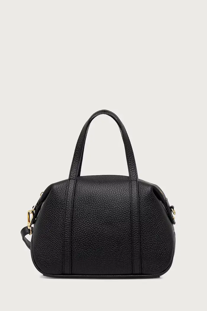borsa tote da donna in pelle Nero