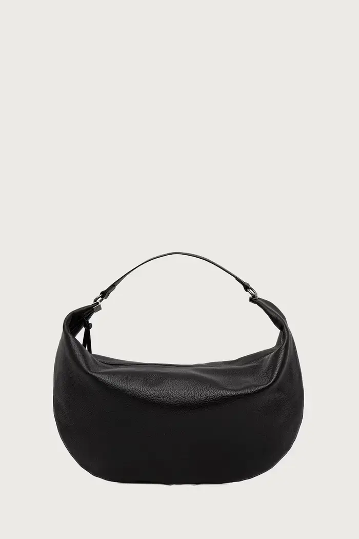 borsa tote da donna in pelle Nero