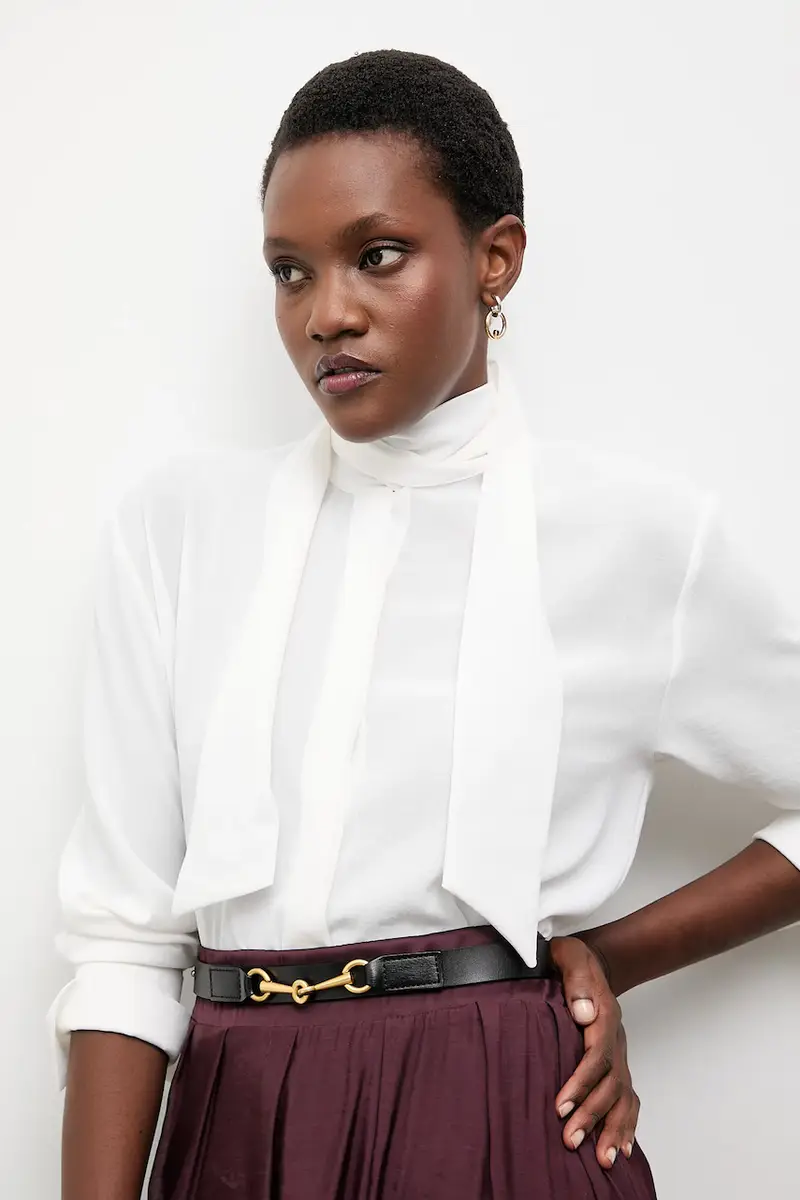 Answear.LAB camicia donna colore bianco