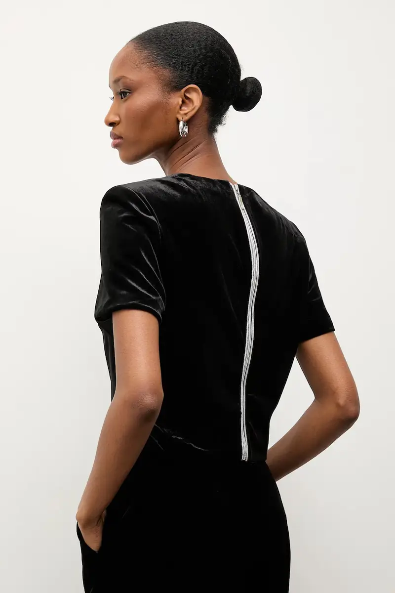 Answear.LAB camicia in velluto Nero