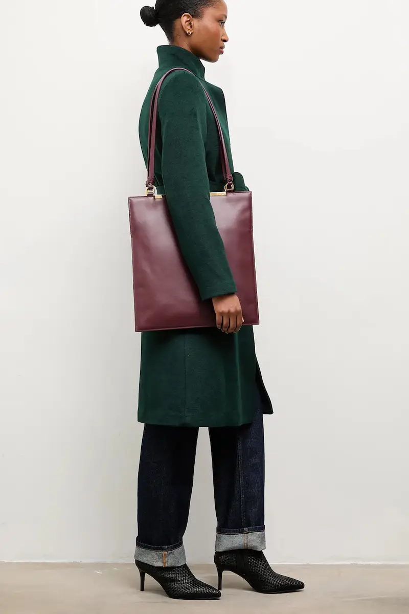 Answear.LAB cappotto in lana colore verde