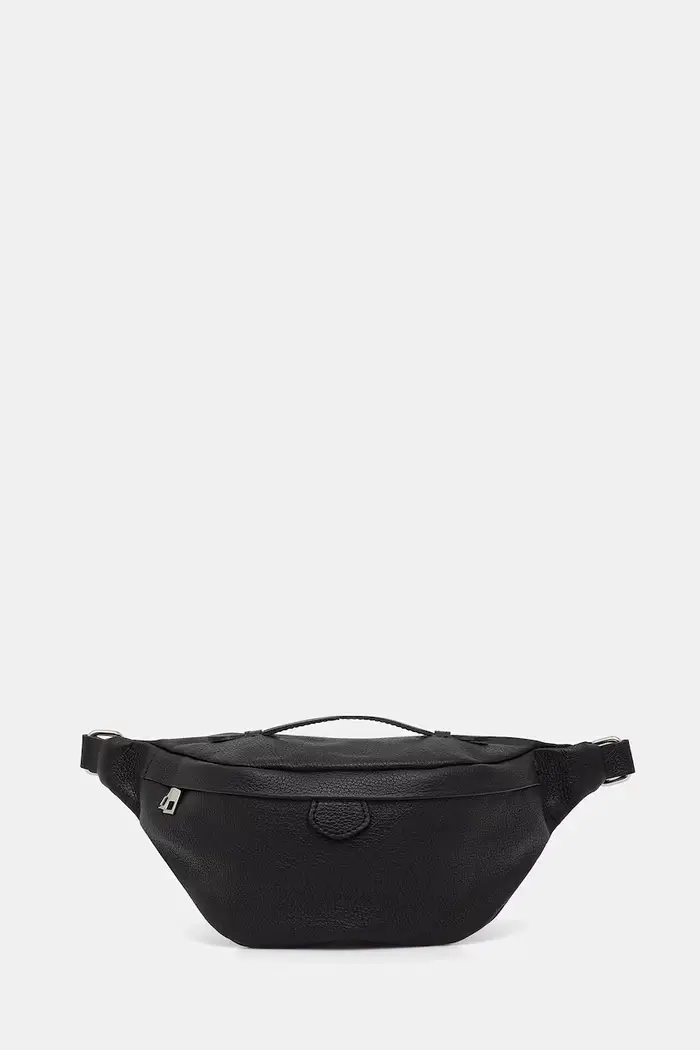 marsupio da donna in pelle Nero