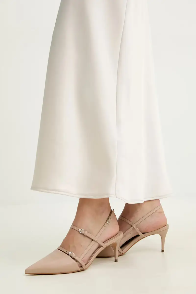 Answear.LAB tacchi in pelle colore beige