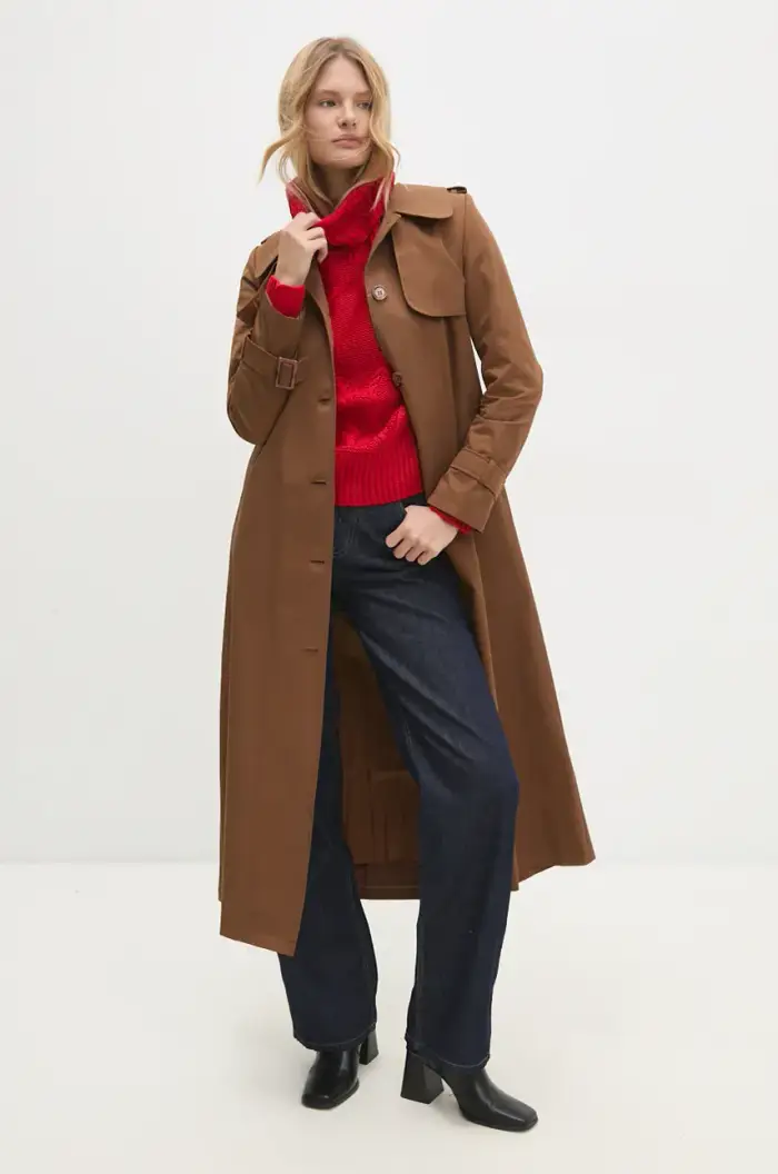 trench Marrone
