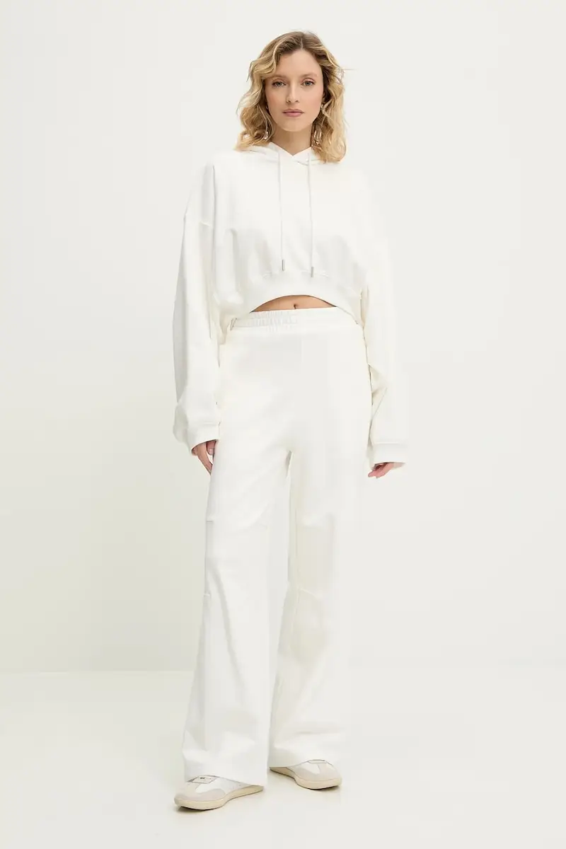 Answear.LAB tuta in lana donna colore bianco