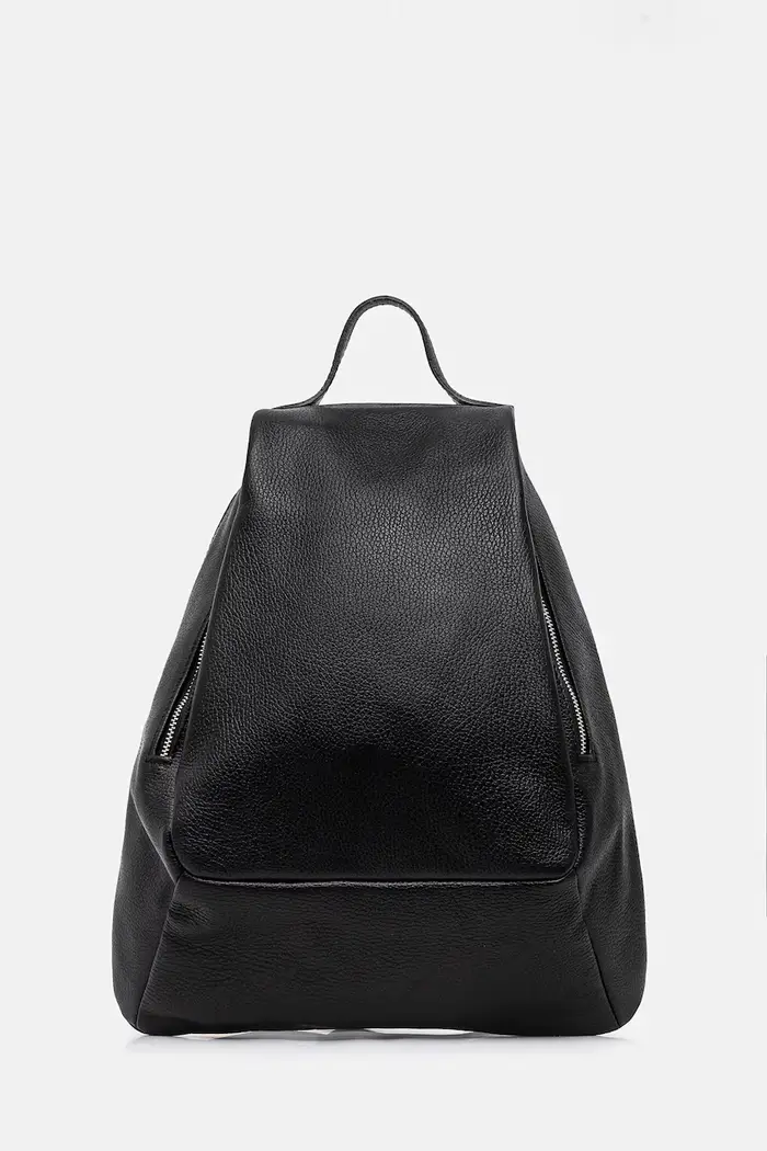 zaino in pelle Nero