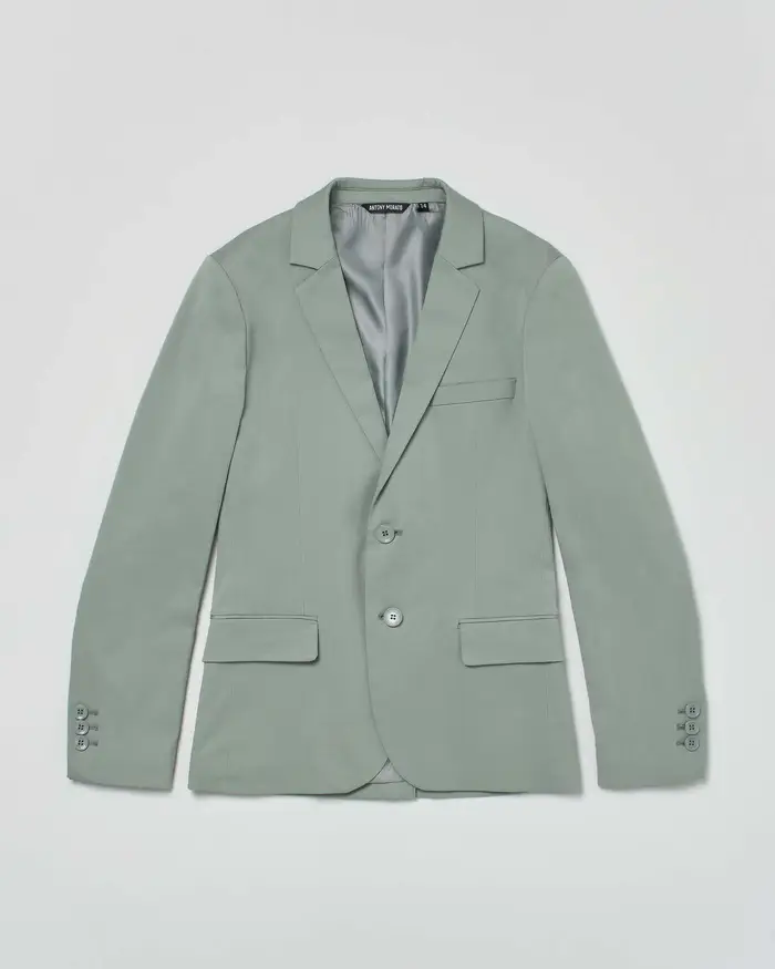 Blazer verde salvia Antony Morato in gabardina di colore