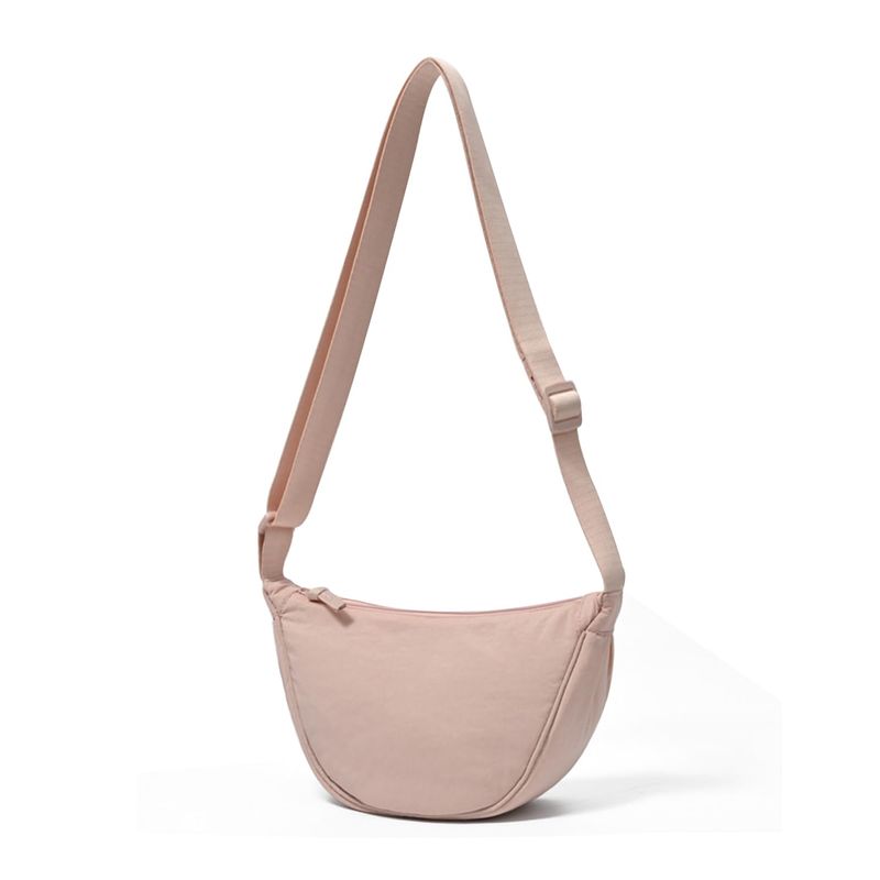 ANYWN Borsa Tracolla Mezza Luna Rosa Chiaro