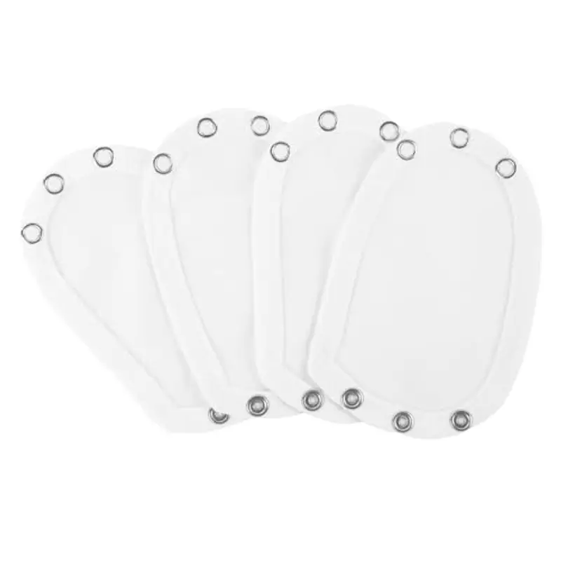 Aolso Extension per Il Corpo, 4pcs Prolunga Body Neonato, Utility Pannolino Prolunga, Unisex-Bimbi, Bianco