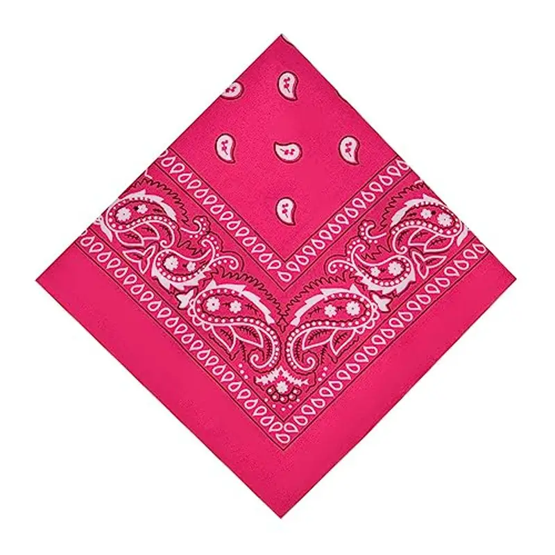 Aomig Bandane, Anacardi Bandana Colorate Bandana Rosa per Uomo Donna Bambini, Bandane Colorate Donna con Paislys Pattern Fazzoletto