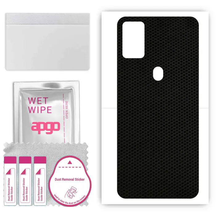 apgo Adesivo Protettivo Skin per il retro compatibile con Ulefone Note 11p, Pellicola Avvolgente, Pellicola, Vinile - Motivo Matrice