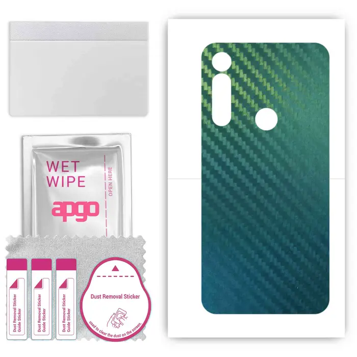 apgo Adesivo Skin Protettiva per la parte posteriore compatibile con Motorola Moto G Power, Pellicola Avvolgente, Foglio, Vinile - Fantasia
