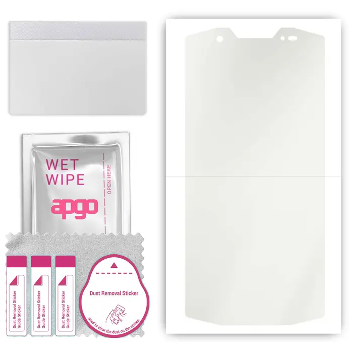 apgo Protezione Schermo Opaca in Idrogel per Doogee S80, Pellicola Idrogel, Flessibile, TPU Morbido con strato di posizionamento facile